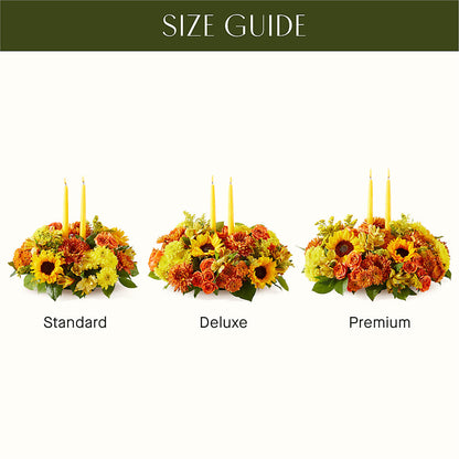 Autumn Harmony Centerpiece –  Coatesville Flower Shop, Coatesville PA