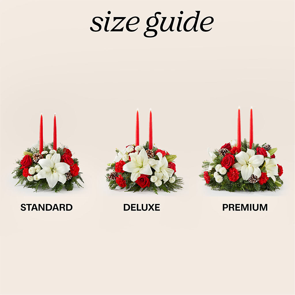 Seasonal Festivities Centerpiece –  Coatesville Flower Shop, Coatesville PA