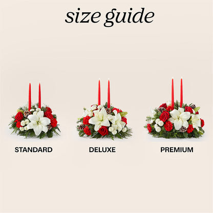 Seasonal Festivities Centerpiece –  Coatesville Flower Shop, Coatesville PA