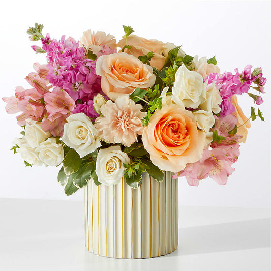 Paradise Bouquet with Ivory Vase –  Coatesville Flower Shop, Coatesville PA