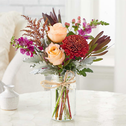 Moody Hues Bouquet –  Coatesville Flower Shop, Coatesville PA