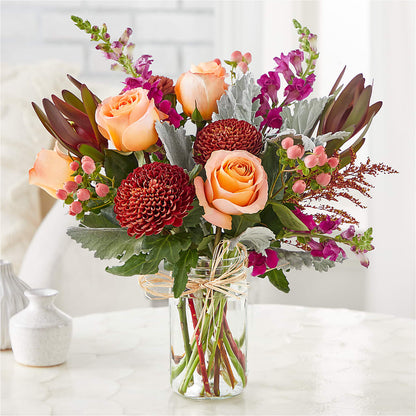 Moody Hues Bouquet –  Coatesville Flower Shop, Coatesville PA