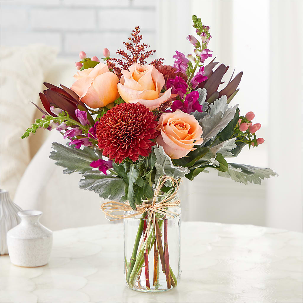 Moody Hues Bouquet –  Coatesville Flower Shop, Coatesville PA