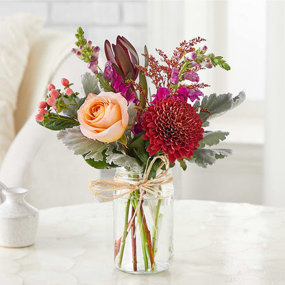 Moody Hues Bouquet –  Coatesville Flower Shop, Coatesville PA