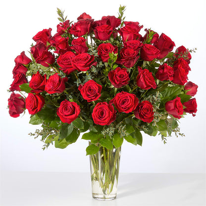 Forever Yours Fifty Stem Red Rose Bouquet –  Coatesville Flower Shop, Coatesville PA